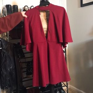 Sexy red dress